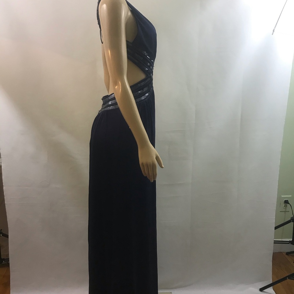 BCBG MAXAZRIA 👠🍷stunning Sexy satin Maxi dress - Picture 7 of 16